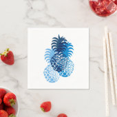 Serviette En Papier Momona Pineapple Hawaiian Tropical (En situation)
