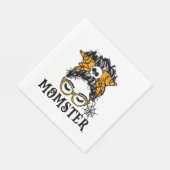 Serviette En Papier Momster d'Halloween (Coin)