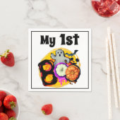 Serviette En Papier Mon 1er Halloween de Boo Cute Ghost Baby (En situation)