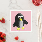 Serviette En Papier Mon ami le pingouin (En situation)