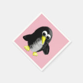 Serviette En Papier Mon ami le pingouin (Coin)