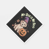 Serviette En Papier Mon chien est My Boo Halloween (Coin)