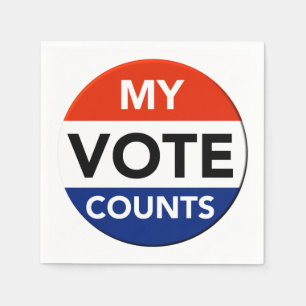 Serviette En Papier Mon compte de vote
