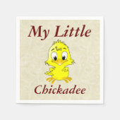 Serviette En Papier Mon petit papier de poulet Napkin (Devant)