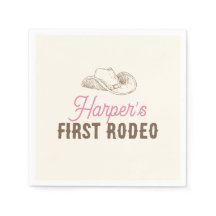 Mon Premier Rodéo Anniversaire Personnalisé Rose C