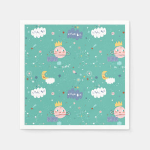 Serviette En Papier Mon rêve planétaire Gros petit Motif
