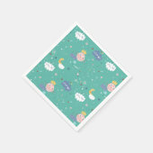 Serviette En Papier Mon rêve planétaire Gros petit Motif (Coin)