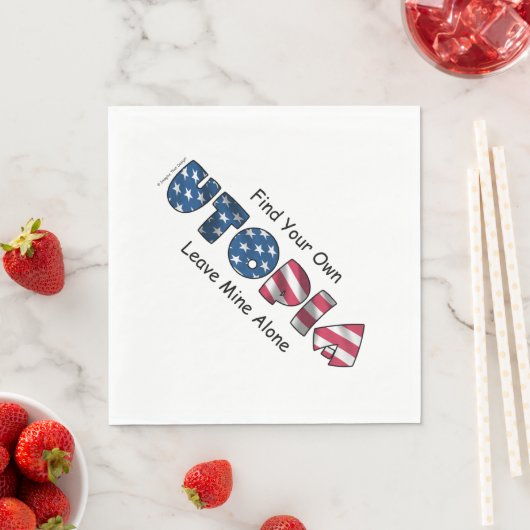 Serviette En Papier Mon utopie (En situation)