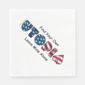 Serviette En Papier Mon utopie (Devant)