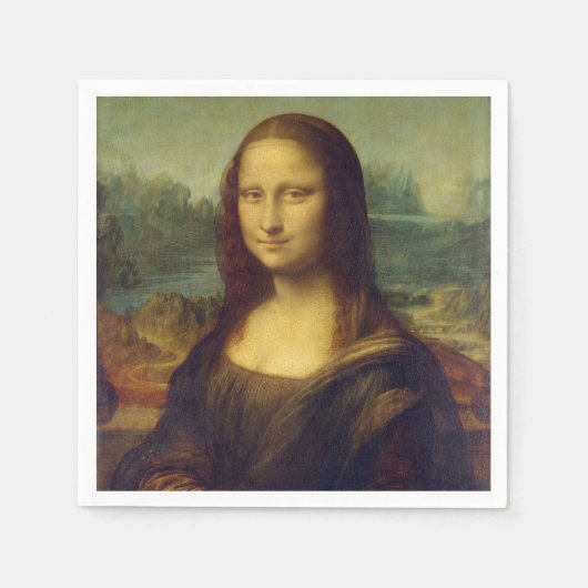 Serviette En Papier Mona Lisa (Devant)
