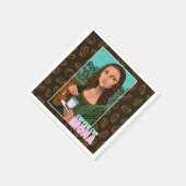 Serviette En Papier Mona Lisa Art Édition Café (Coin)