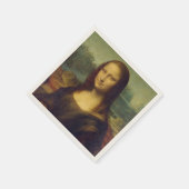 Serviette En Papier Mona Lisa by Leonardo Da Vinci (Coin)