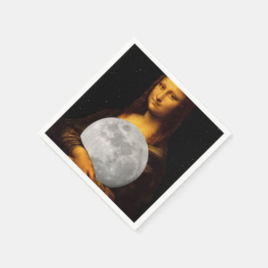 Serviette En Papier Mona Moona Lisa (Coin)