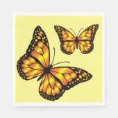 SERVIETTE EN PAPIER MONARCH BUTTERFLY (Devant)