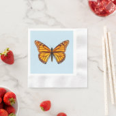 Serviette En Papier Monarch Butterfly (En situation)