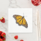 SERVIETTE EN PAPIER MONARCH BUTTERFLY (En situation)