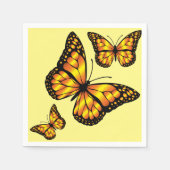 SERVIETTE EN PAPIER MONARCH BUTTERFLY (Devant)