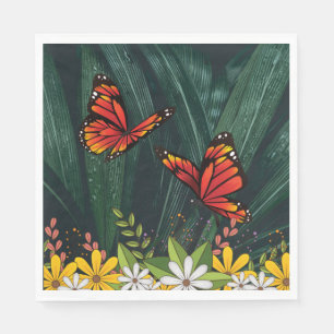 Serviette En Papier Monarch Butterfly fév 6_21