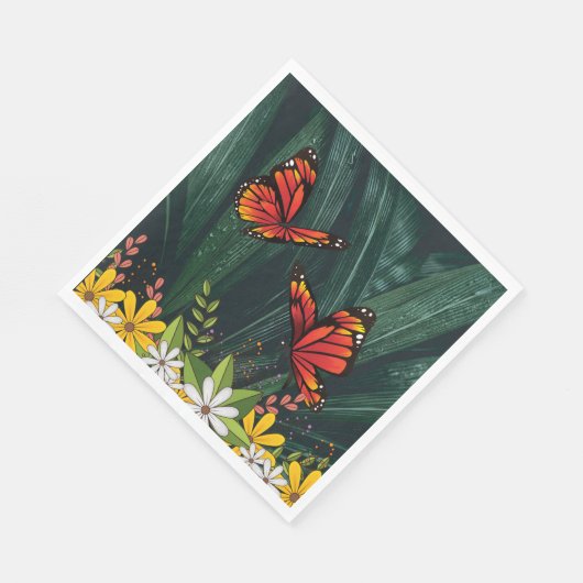 Serviette En Papier Monarch Butterfly fév 6_21 (Coin)