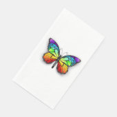 Serviette En Papier Monarque papillon arc-en-ciel (Coin)