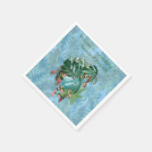 Serviette En Papier Monde d'Imaginaires lunaires avec une saveur tropi (Coin)