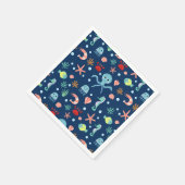 Serviette En Papier Monde marin (Coin)