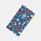 Serviette En Papier Monde marin (Coin)