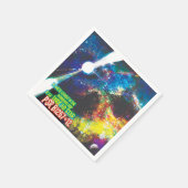 Serviette En Papier Mondes Zombie Galaxie d'Halloween (Coin)