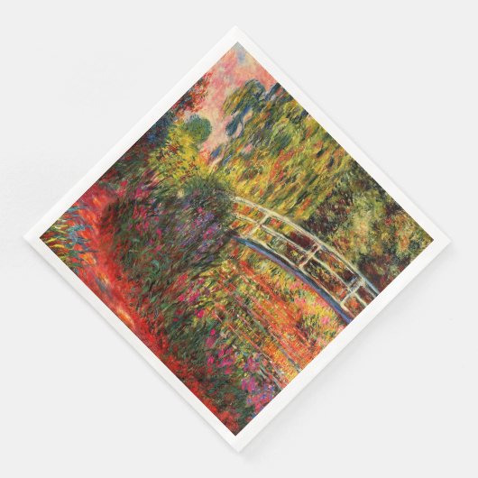 Serviette En Papier Monet - Etang Lily, Eaux Irises (Coin)