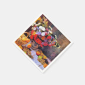 Serviette En Papier Monet - Fleurs et fruits (Coin)