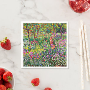 Serviette En Papier Monet - Le jardin d'Iris à Giverny