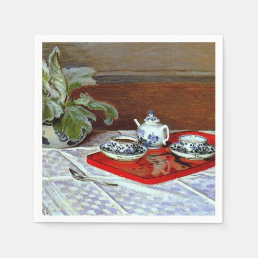 Serviette En Papier Monet : Le Tea Set, (Devant)