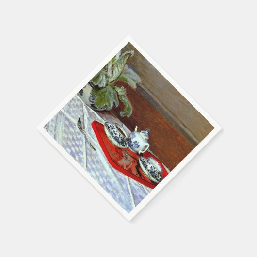Serviette En Papier Monet : Le Tea Set, (Coin)