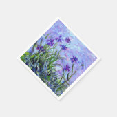 Serviette En Papier Monet Lilac Irises (Coin)