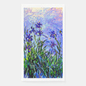 Serviette En Papier Monet - Lilac Irises (Devant)