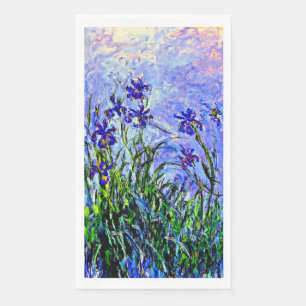 Serviette En Papier Monet - Lilac Irises