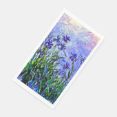 Serviette En Papier Monet - Lilac Irises (Coin)