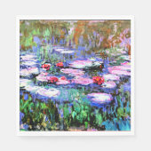 Serviette En Papier Monet - Los Nenufares (nénuphar) (Devant)