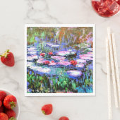 Serviette En Papier Monet - Los Nenufares (nénuphar) (En situation)