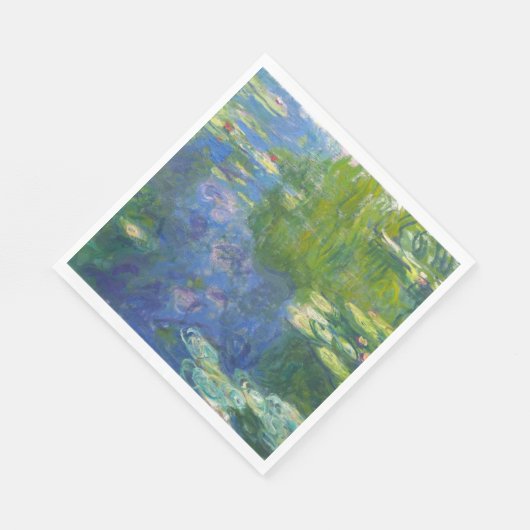 Serviette En Papier Monet Lys d'eau Papier serviettes (Coin)