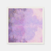 Serviette En Papier Monet - Misty Morning sur la Seine (Devant)
