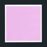 Serviette En Papier Monet Pinkish-Purple<br><div class="desc">Water Lilies,  1919 célèbre peinture de Claude Monet,  avec couleur coordonnée couleurs solides rose-violet et bleu Monet,  prêt à se mélanger et à se marier.</div>