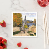 Serviette En Papier Monet - Rue Saint-Adresse (En situation)