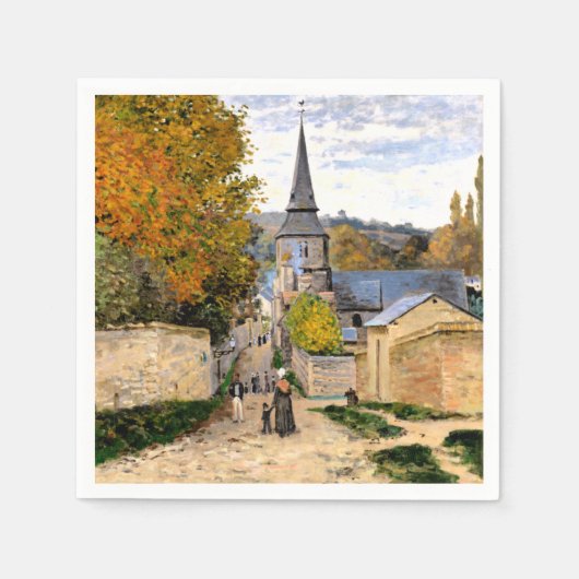 Serviette En Papier Monet - Rue Saint-Adresse (Devant)
