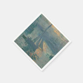 Serviette En Papier Monet Sunrise Marine Impressionnisme peinture (Coin)