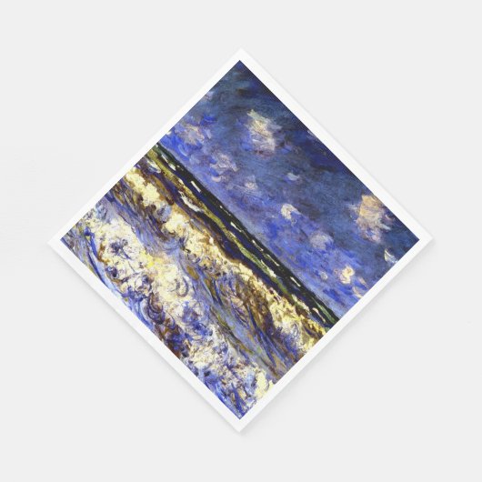 Serviette En Papier Monet - Une Mer Orageuse (Coin)