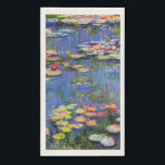 Serviette En Papier Monet - Water Lilies, 1916,<br><div class="desc">Claude Monet célèbre peinture,  Water Lilies,  1916</div>
