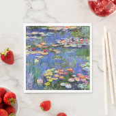 Serviette En Papier Monet - Water Lilies, 1916, (En situation)