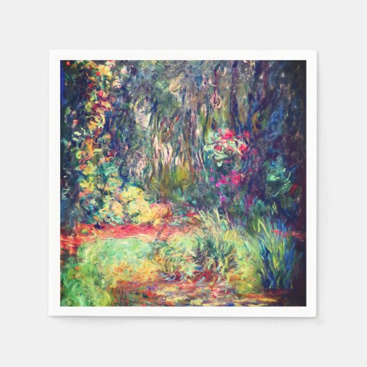 Serviette En Papier Monet Water Lily Pond (Devant)