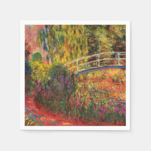 Serviette En Papier Monet Water Lily Pond et Water Irises